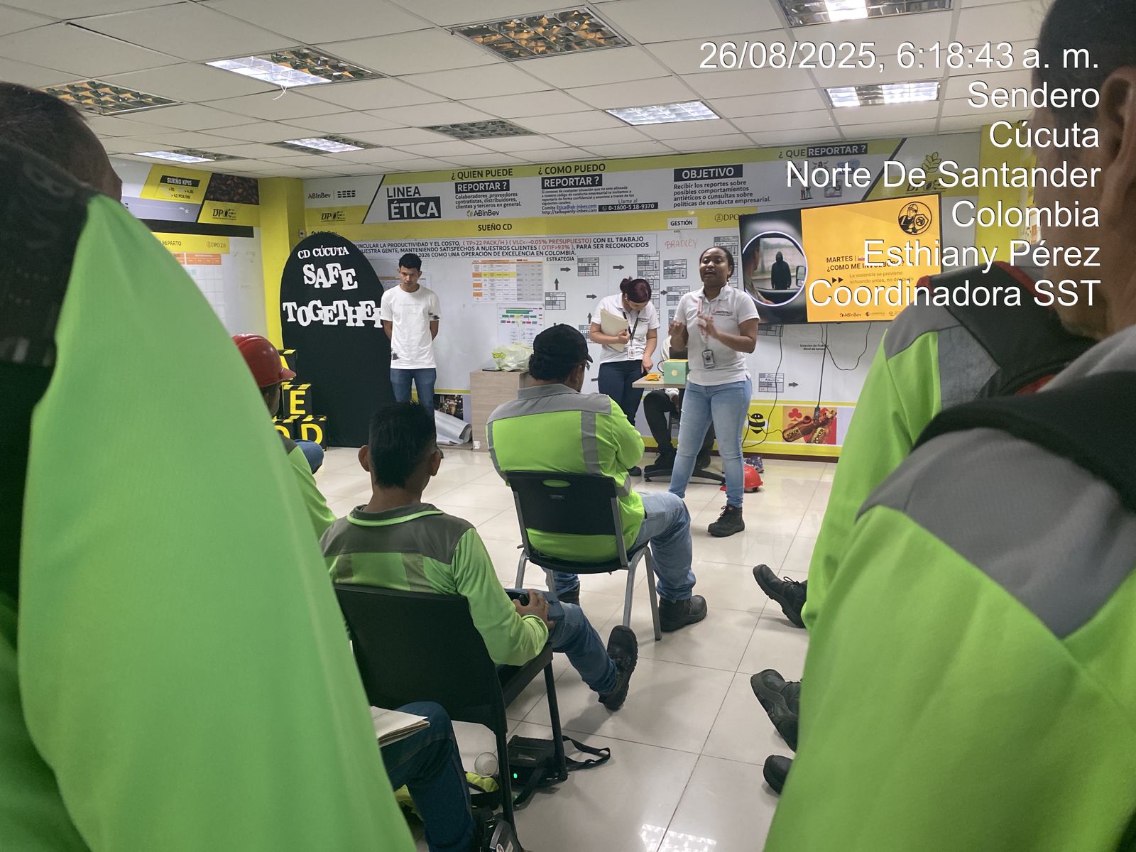 Evidencia de capacitación